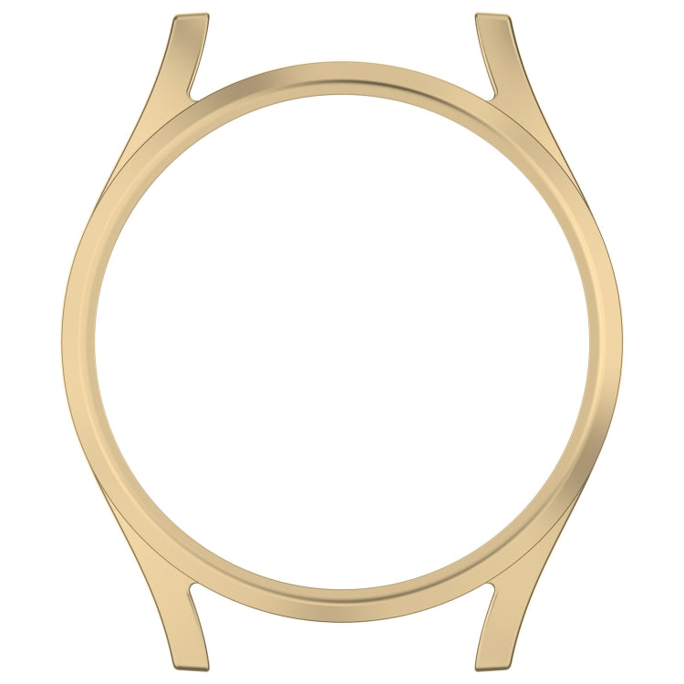 For Sansung Galaxy Watch 7 44mm Half Pack Hollow PC Watch Protective Case(Champaign Gold) - Watch Cases by PMC TechLife | Online Shopping South Africa | PMC TechLife | Buy Now Pay Later Mobicred
