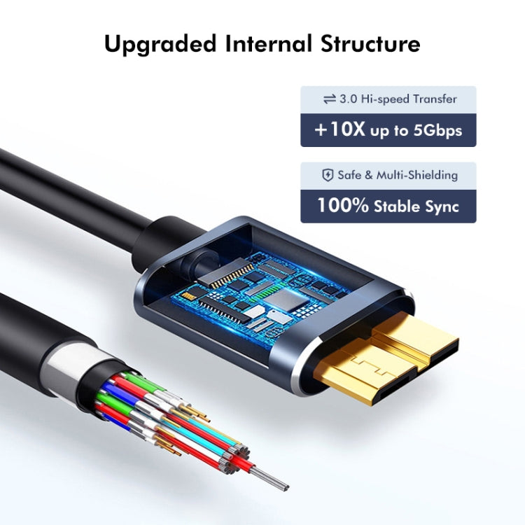 ENKAY USB 3.1 Type-C to USB 3.0 Micro B 10Gbps Data Camera Hard Drive Cable, Length:1.5m - Others by ENKAY | Online Shopping South Africa | PMC TechLife | Buy Now Pay Later Mobicred