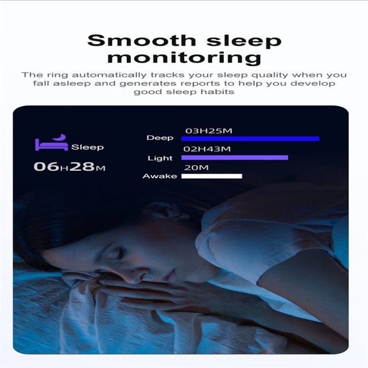R03 SIZE 7 Smart Ring, Support Heart Rate / Blood Oxygen / Sleep / Multiple Sports Modes(Rose Gold) - Smart Rings / Smart Telephones by PMC TechLife | Online Shopping South Africa | PMC TechLife | Buy Now Pay Later Mobicred