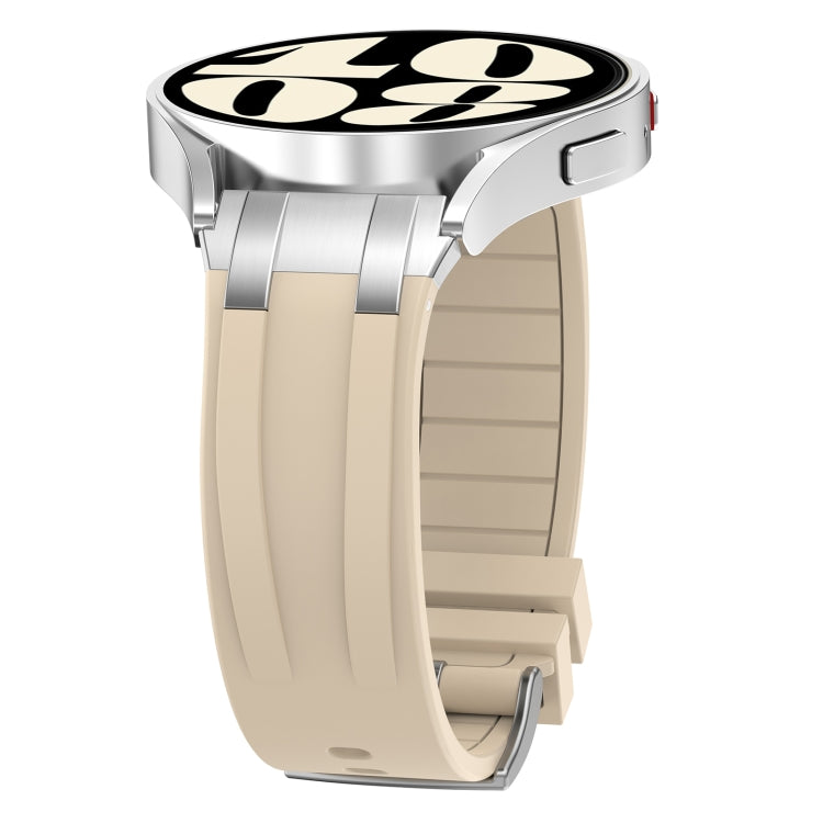 For Amazfit Active 20mm Quick Release Silver Buckle Royal Silicone Watch Band(Starlight) - free shipping - PMC TechLife - Order now!