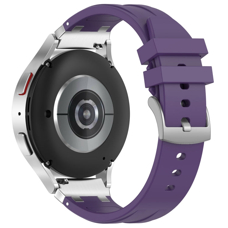 For Honor Magic Watch 22mm Quick Release Silver Buckle Royal Silicone Watch Band(Purple) - free shipping - PMC TechLife - Order now!