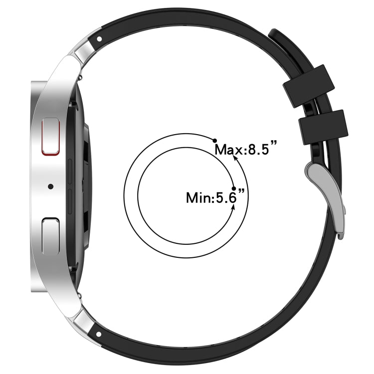 For Honor Magic Watch 22mm Quick Release Silver Buckle Royal Silicone Watch Band(Red) - free shipping - PMC TechLife - Order now!