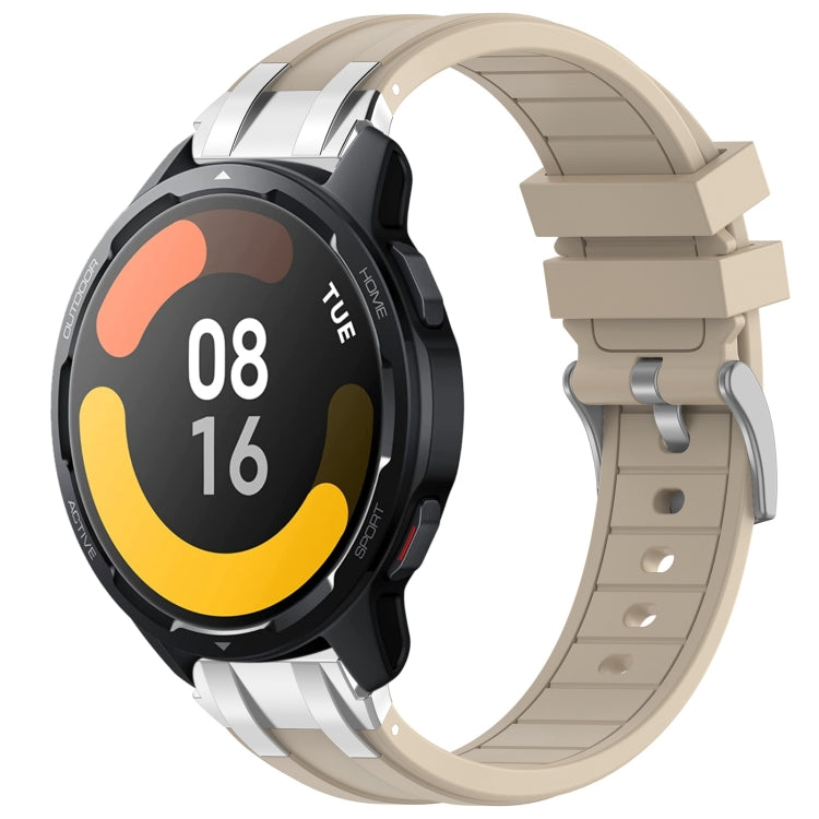 For Xiaomi Watch S1 Active 22mm Quick Release Silver Buckle Royal Silicone Watch Band(Starlight) - free shipping - PMC TechLife - Order now!