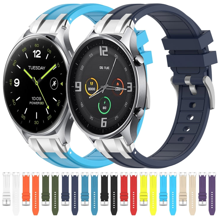For Xiaomi Watch 2 22mm Quick Release Silver Buckle Royal Silicone Watch Band(Starlight) - free shipping - PMC TechLife - Order now!