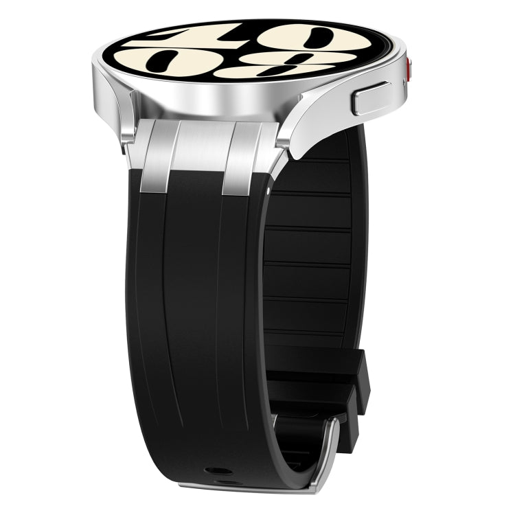 For Garmin Venu 3 22mm Quick Release Silver Buckle Royal Silicone Watch Band(Black) - free shipping - PMC TechLife - Order now!