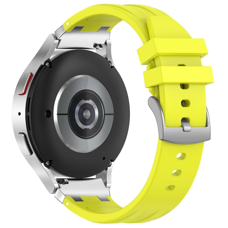 For Garmin Forerunner 265 22mm Quick Release Silver Buckle Royal Silicone Watch Band(Vital Yellow) - free shipping - PMC TechLife - Order now!