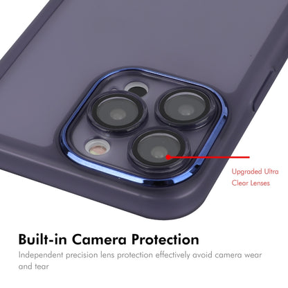 For iPhone 15 Pro Max ENKAY Hat-Prince Translucent Matte TPU Phone Case with Lens Film(White) - iPhone 15 Pro Max Cases by ENKAY | Online Shopping South Africa | PMC Jewellery | Buy Now Pay Later Mobicred