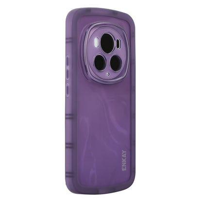 For Honor Magic6 Pro ENKAY Hat-Prince Translucent Matte TPU Shockproof Phone Case(Purple) - Honor Cases by ENKAY | Online Shopping South Africa | PMC Jewellery | Buy Now Pay Later Mobicred