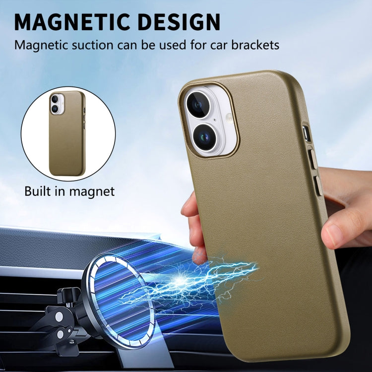 For iPhone 16 Plus Electroplated Metal Button Shockproof Phone Case(Green) - iPhone 16 Plus Cases by PMC Jewellery | Online Shopping South Africa | PMC Jewellery | Buy Now Pay Later Mobicred