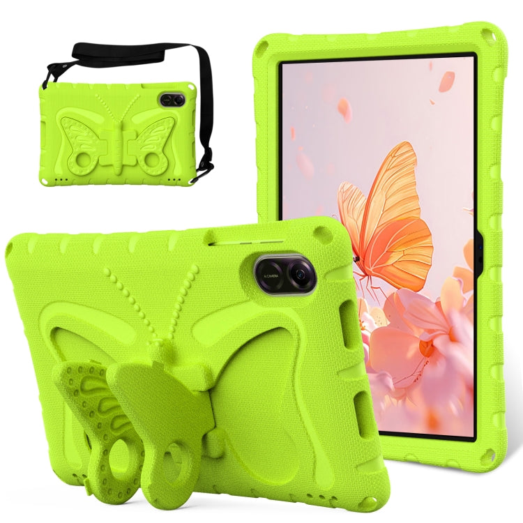 For Honor Pad X9 Butterfly Bracket EVA Shockproof Tablet Case(Grass Green) - Honor by PMC TechLife | Online Shopping South Africa | PMC TechLife | Buy Now Pay Later Mobicred