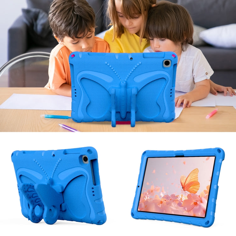 For Honor Pad X6 / Enjoy Tablet 2 Butterfly Bracket EVA Shockproof Tablet Case(Blue) - Honor by PMC TechLife | Online Shopping South Africa | PMC TechLife | Buy Now Pay Later Mobicred