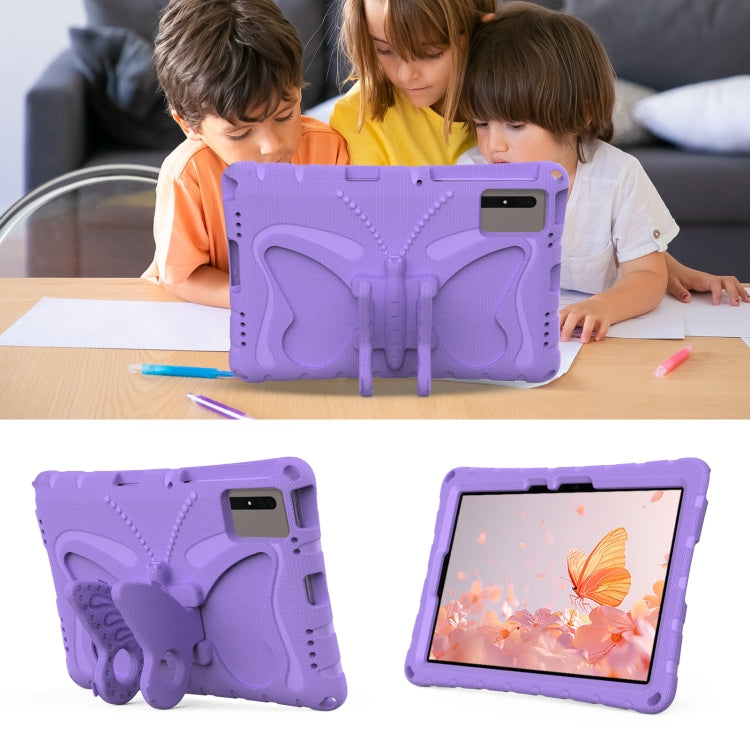 For Honor Tablet V7 11 2021 Butterfly Bracket EVA Shockproof Tablet Case(Light Purple) - free shipping - PMC TechLife - Order now!