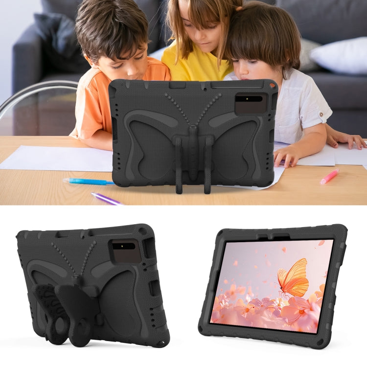 For Honor Tablet V7 11 2021 Butterfly Bracket EVA Shockproof Tablet Case(Black) - Honor by PMC TechLife | Online Shopping South Africa | PMC TechLife | Buy Now Pay Later Mobicred