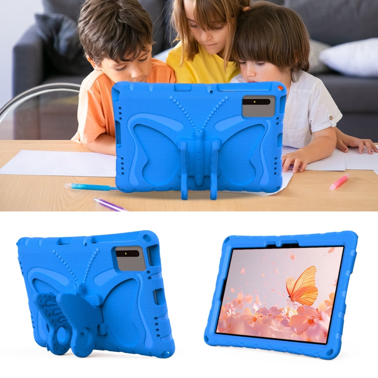 For Honor Tablet V7 11 2021 Butterfly Bracket EVA Shockproof Tablet Case(Blue) - Honor by PMC TechLife | Online Shopping South Africa | PMC TechLife | Buy Now Pay Later Mobicred