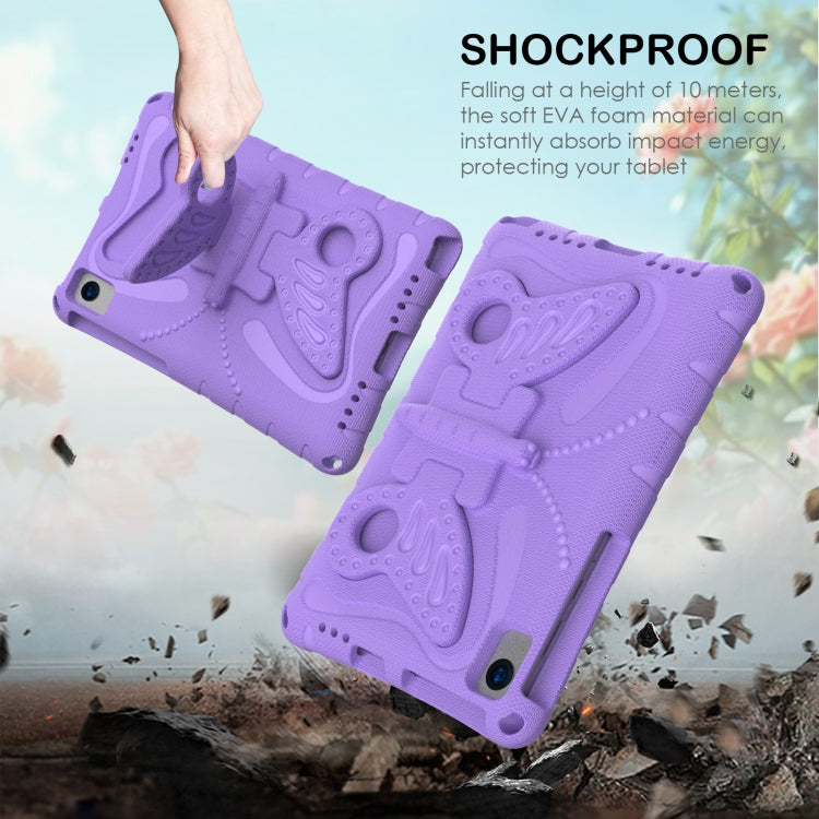 For Huawei MatePad 10.4 Butterfly Bracket EVA Shockproof Tablet Case(Light Purple) - Huawei by PMC TechLife | Online Shopping South Africa | PMC TechLife | Buy Now Pay Later Mobicred