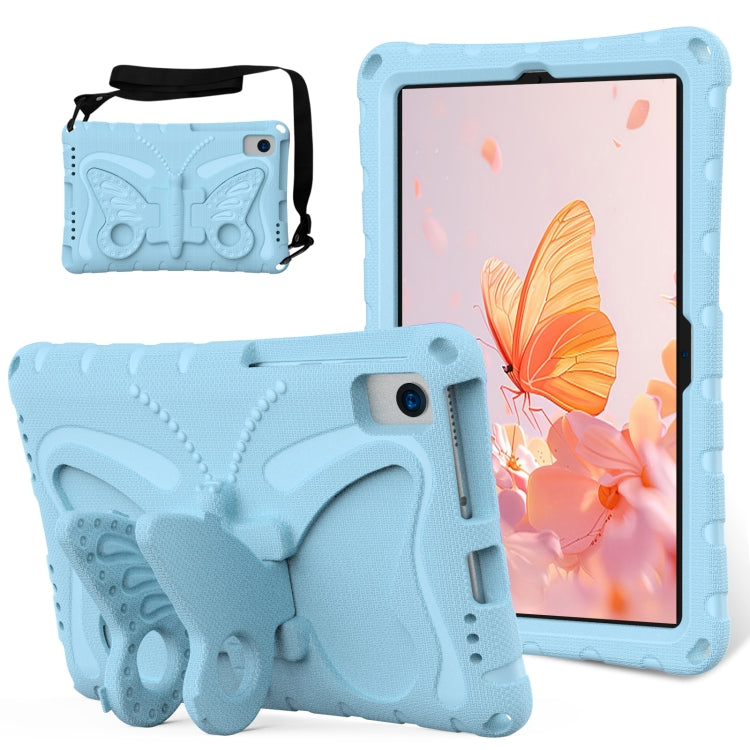 For Huawei MatePad 10.4 Butterfly Bracket EVA Shockproof Tablet Case(Light Blue) - Huawei by PMC TechLife | Online Shopping South Africa | PMC TechLife | Buy Now Pay Later Mobicred