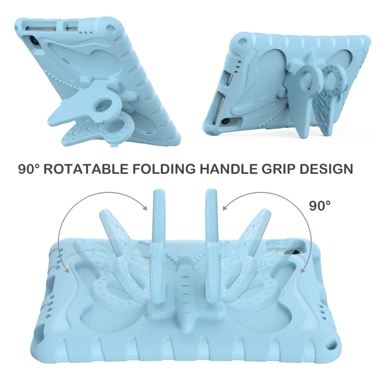 For Huawei MatePad 10.4 Butterfly Bracket EVA Shockproof Tablet Case(Light Blue) - Huawei by PMC TechLife | Online Shopping South Africa | PMC TechLife | Buy Now Pay Later Mobicred