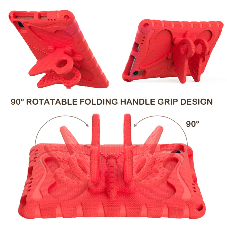 For Huawei MatePad 10.4 Butterfly Bracket EVA Shockproof Tablet Case(Red) - Huawei by PMC TechLife | Online Shopping South Africa | PMC TechLife | Buy Now Pay Later Mobicred