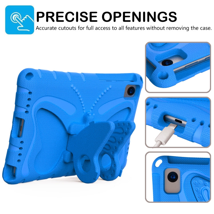 For Huawei MatePad 10.4 Butterfly Bracket EVA Shockproof Tablet Case(Blue) - free shipping - PMC TechLife - Order now!
