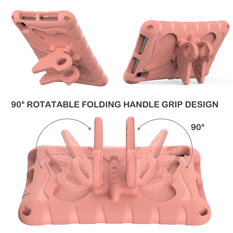 For Huawei MatePad T8 8.0 2020 Butterfly Bracket EVA Shockproof Tablet Case(Pink Orange) - Huawei by PMC TechLife | Online Shopping South Africa | PMC TechLife | Buy Now Pay Later Mobicred