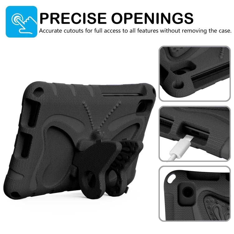 For Huawei MatePad T8 8.0 2020 Butterfly Bracket EVA Shockproof Tablet Case(Black) - Huawei by PMC TechLife | Online Shopping South Africa | PMC TechLife | Buy Now Pay Later Mobicred