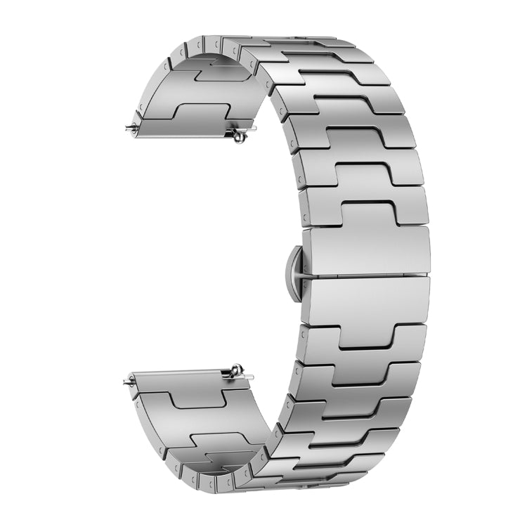 For Garmin Forerunner 255 Titanium Alloy 22mm Metal Watch Band(Silver) - free shipping - PMc TechLife - Order now!