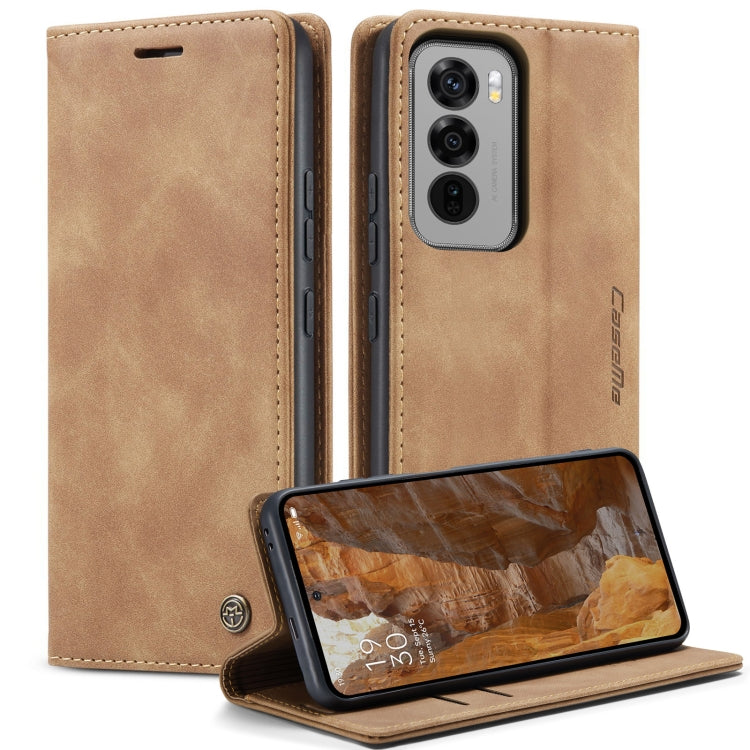 For OPPO Reno12 Pro 5G Global CaseMe 013 Multifunctional Horizontal Flip Leather Phone Case(Brown) - Reno12 Pro Cases by CaseMe | Online Shopping South Africa | PMC Jewellery | Buy Now Pay Later Mobicred