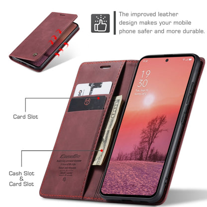 For OPPO Reno12 Pro 5G Global CaseMe 013 Multifunctional Horizontal Flip Leather Phone Case(Red) - Reno12 Pro Cases by CaseMe | Online Shopping South Africa | PMC Jewellery | Buy Now Pay Later Mobicred