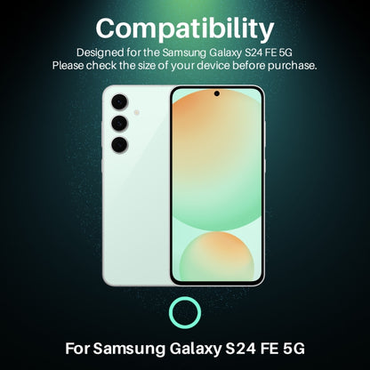 For Samsung Galaxy S24 FE 5G NORTHJO Camera Lens Protector CD Metal Ring Tempered Glass Film(Green) - Galaxy S24 FE 5G Tempered Glass by NORTHJO | Online Shopping South Africa | PMC Jewellery | Buy Now Pay Later Mobicred