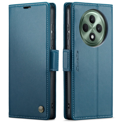 For OPPO Reno12 F /12 FS 5G CaseMe 023 Butterfly Buckle Litchi Texture RFID Anti-theft Leather Phone Case(Blue) - Reno12 F Cases by CaseMe | Online Shopping South Africa | PMC Jewellery | Buy Now Pay Later Mobicred