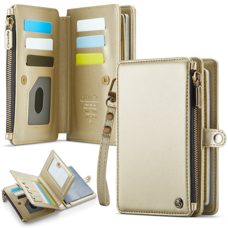 CaseMe-Me60 Multi-functional Anti-theft Swipe Passport Wallet(Gold) -  by CaseMe | Online Shopping South Africa | PMC Jewellery | Buy Now Pay Later Mobicred