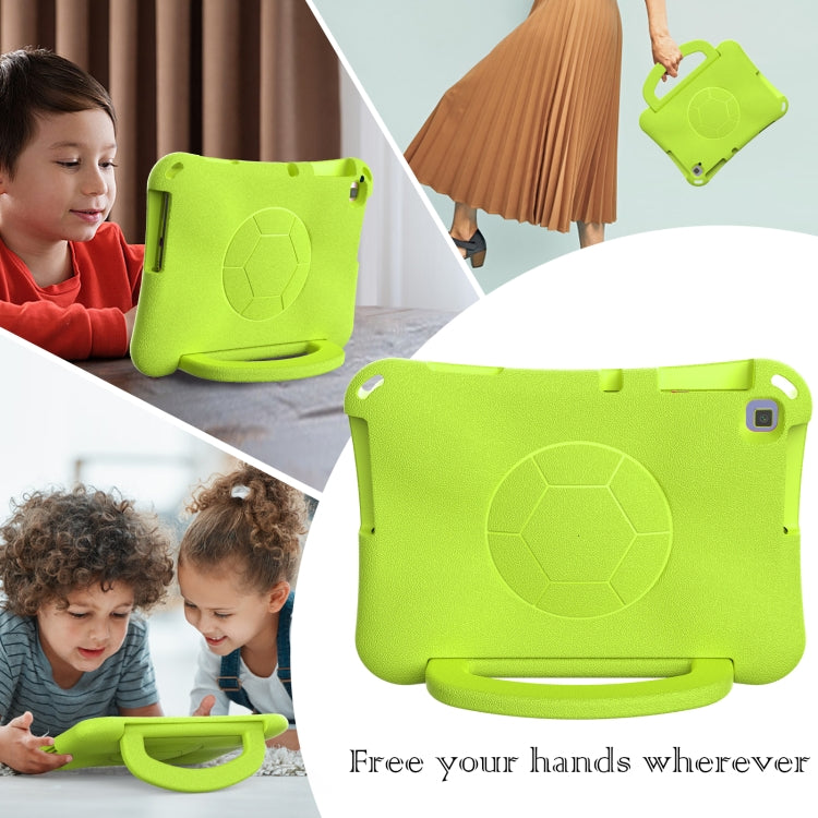 For Honor Pad X8 / X8 Lite 10.1 Handle Football Shaped EVA Shockproof Tablet Case(Grass Green) - Honor by PMC TechLife | Online Shopping South Africa | PMC TechLife | Buy Now Pay Later Mobicred