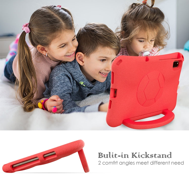 For Honor Pad V7 10.4 2024 Handle Football Shaped EVA Shockproof Tablet Case(Red) - Honor by PMC TechLife | Online Shopping South Africa | PMC TechLife | Buy Now Pay Later Mobicred