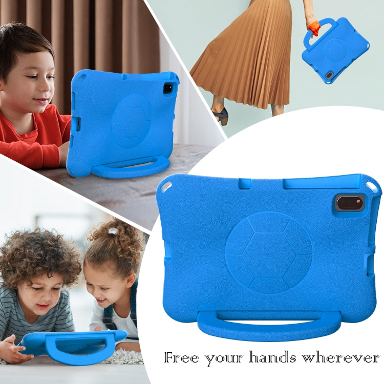 For Honor Pad V6 10.4 2024 Handle Football Shaped EVA Shockproof Tablet Case(Blue) - Honor by PMC TechLife | Online Shopping South Africa | PMC TechLife | Buy Now Pay Later Mobicred