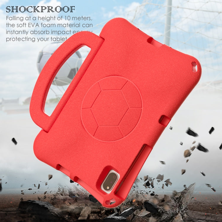 For Honor Pad V6 10.4 2024 Handle Football Shaped EVA Shockproof Tablet Case(Red) - Honor by PMC TechLife | Online Shopping South Africa | PMC TechLife | Buy Now Pay Later Mobicred