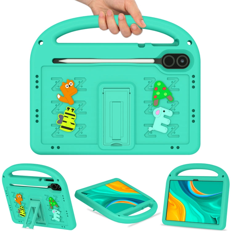 For Honor Pad X9 11.5  Cartoon Sparrow EVA Shockproof Tablet Case(Glacier Green) - Honor by PMC TechLife | Online Shopping South Africa | PMC TechLife | Buy Now Pay Later Mobicred
