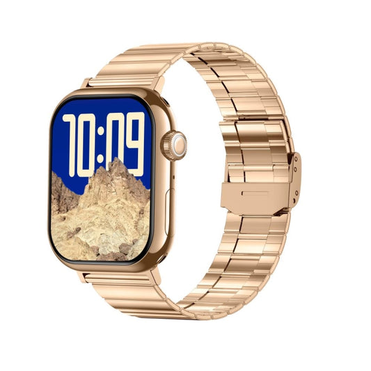 KL08 2.04 inch Color Screen Smart Watch Steel Strap, Support Bluetooth Call(Gold) - Smart Watches by PMC Jewellery | Online Shopping South Africa | PMC Jewellery | Buy Now Pay Later Mobicred