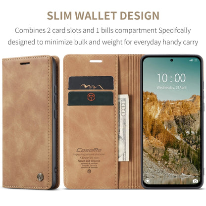 For Redmi Note 14 5G CaseMe 013 Multifunctional Horizontal Flip Leather Phone Case(Brown) - Note 14 Cases by CaseMe | Online Shopping South Africa | PMC Jewellery | Buy Now Pay Later Mobicred