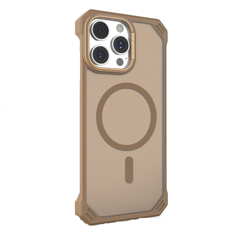 For iPhone 15 Pro Max Starshield Frameless MagSafe PC Phone Case(Desert Gold) - iPhone 15 Pro Max Cases by PMc TechLife | Online Shopping South Africa | PMc TechLife | Buy Now Pay Later Mobicred