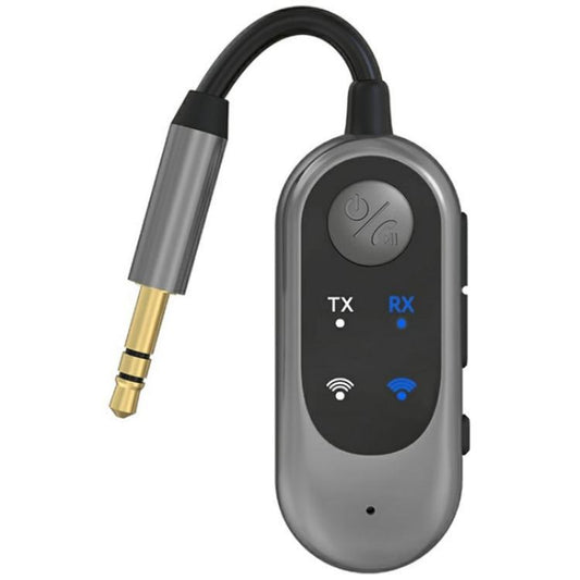 W10 Car Stereo Wireless Connection Audio Adapter 2 in 1 Car Bluetooth 5.3 Receiver Transmitter - Bluetooth Adapters by PMC Jewellery | Online Shopping South Africa | PMC Jewellery | Buy Now Pay Later Mobicred