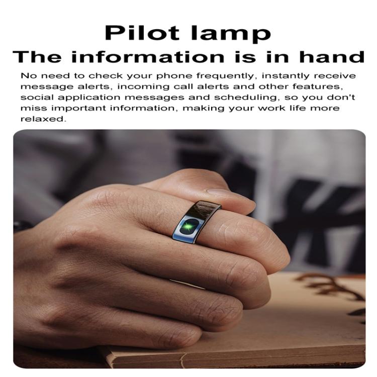 R08 SIZE 9 Smart Ring, Support Heart Rate / Blood Oxygen / Sleep / Multiple Sports Modes(Gold) - free shipping - PMC TechLife - Order now!