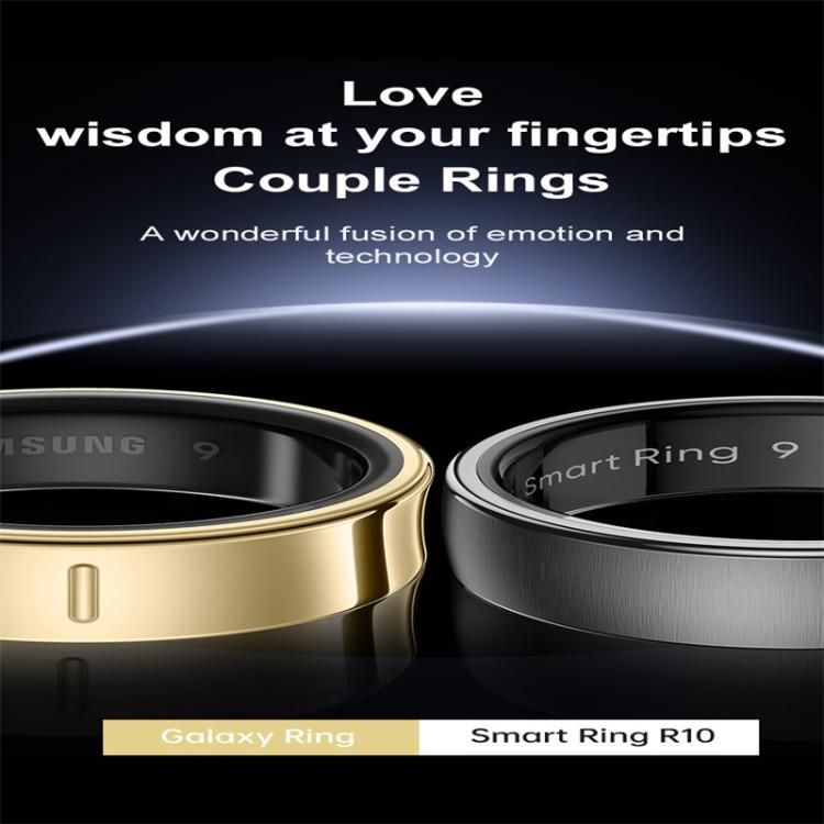 R10 SIZE 11 Smart Ring, Support Heart Rate / Blood Oxygen / Sleep / Multiple Sports Modes(Black) - free shipping - PMC TechLife - Order now!