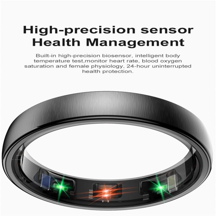 R10 SIZE 11 Smart Ring, Support Heart Rate / Blood Oxygen / Sleep / Multiple Sports Modes(Silver) - free shipping - PMC TechLife - Order now!