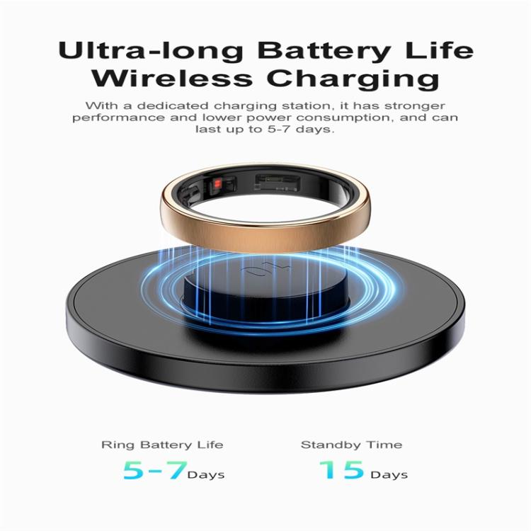 R10 SIZE 11 Smart Ring, Support Heart Rate / Blood Oxygen / Sleep / Multiple Sports Modes(Silver) - free shipping - PMC TechLife - Order now!
