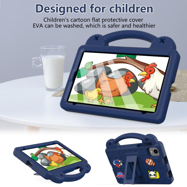 For Alldocube iPlay Mini 2 2024 Handle Kickstand Children EVA Shockproof Tablet Case(Navy Blue) - CUBE by PMC TechLife | Online Shopping South Africa | PMC TechLife | Buy Now Pay Later Mobicred
