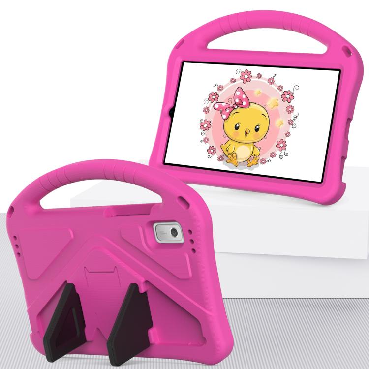 For NEC Lavie Tab T9 9 inch 2024 EVA Shockproof Tablet Case with Holder(Rose Red) - Others by PMC TechLife | Online Shopping South Africa | PMC TechLife | Buy Now Pay Later Mobicred