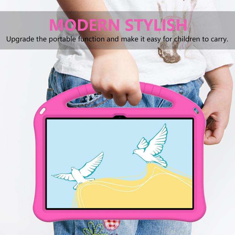 For NEC Lavie Tab T11  T1175FAS EVA Shockproof Tablet Case with Holder(Rose Red) - Others by PMC TechLife | Online Shopping South Africa | PMC TechLife | Buy Now Pay Later Mobicred