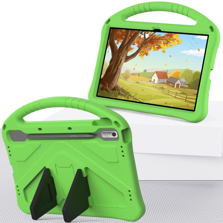 For NEC Lavie Tab T11  T1175FAS EVA Shockproof Tablet Case with Holder(Green) - free shipping - PMC TechLife - Order now!