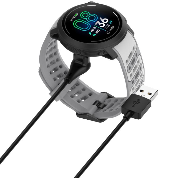 For COROS PACE Pro USB Interface Smart Watch Charging Cable, Length: 1m(Black) - Charger by PMC TechLife | Online Shopping South Africa | PMC TechLife | Buy Now Pay Later Mobicred