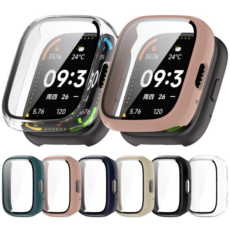 For Lexin Watch 3 Tempered Film Integrated PC Watch Protective Case(Ink Blue) - Watch Case by PMC TechLife | Online Shopping South Africa | PMC TechLife | Buy Now Pay Later Mobicred